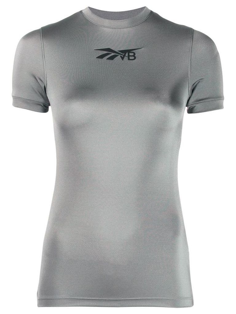 Reebok x Victoria Beckham fitted performance T-shirt - Grey