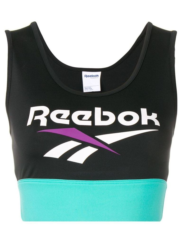 Reebok sports logo top - Black