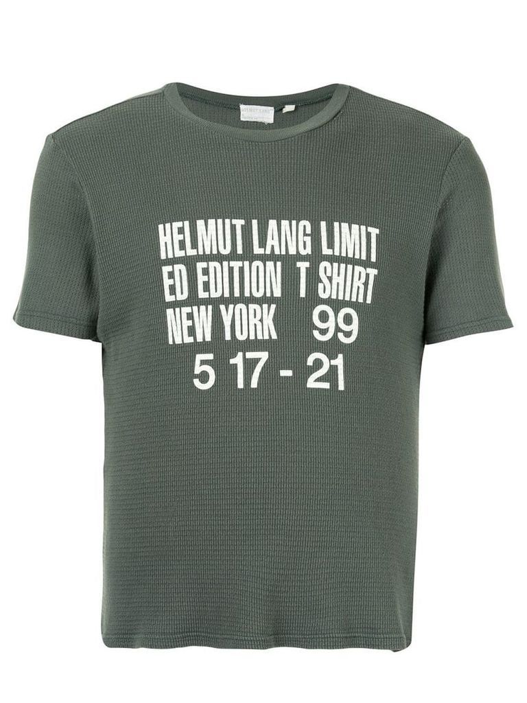 Helmut Lang Pre-Owned 1999's Limited Edition T-shirt - Green