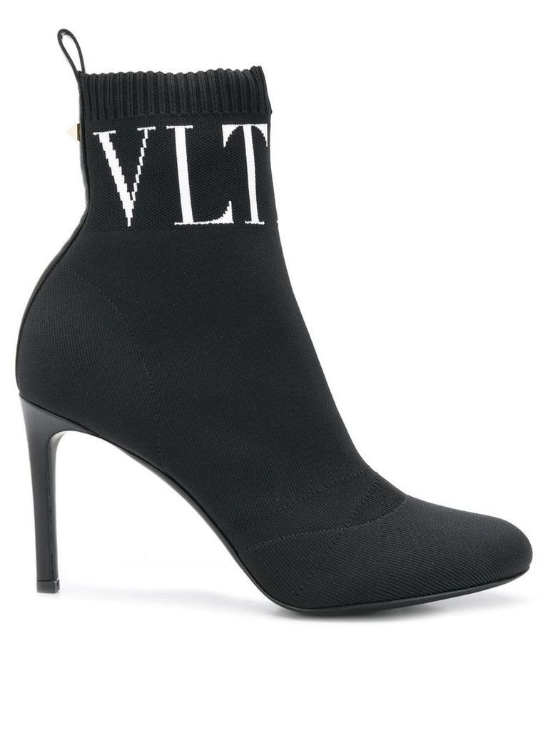 Valentino Valentino Garavani VLTN sock boots - Black