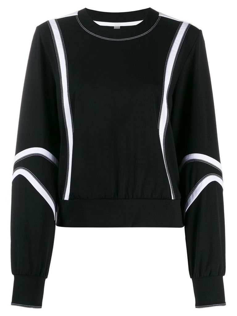 No Ka' Oi stitching detail performance sweatshirt - Black