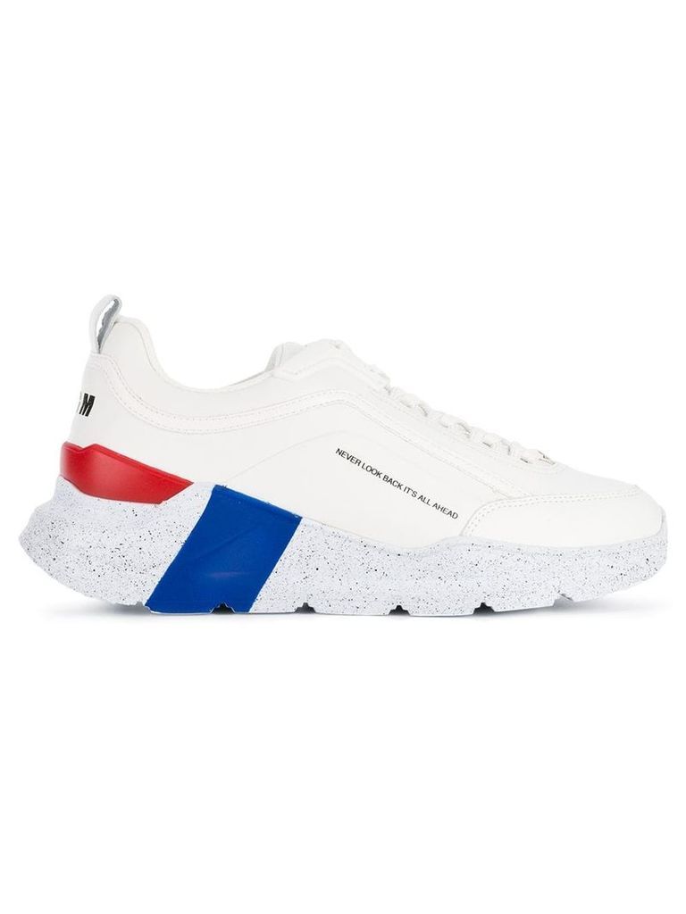 MSGM Never Look Back sneakers - White