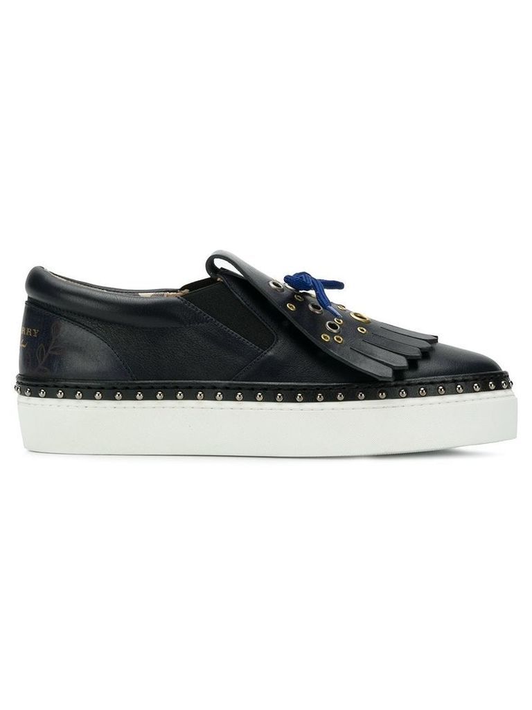 Burberry fringed sneakers - Blue