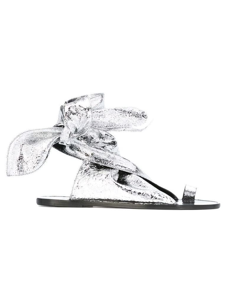 Isabel Marant flat sandals - Metallic