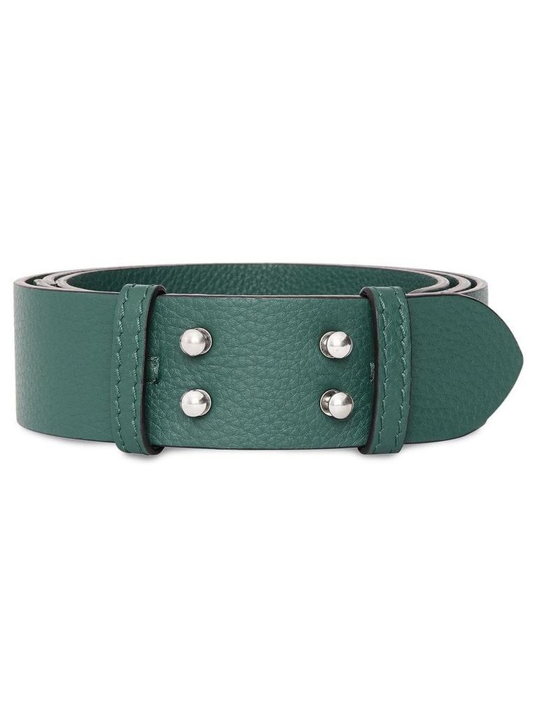 Burberry The Medium Belt Bag Grainy Leather Belt - Green