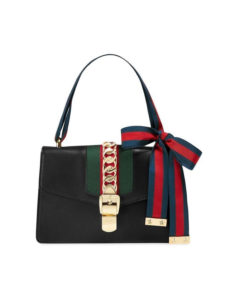 Gucci black Sylvie leather shoulder bag