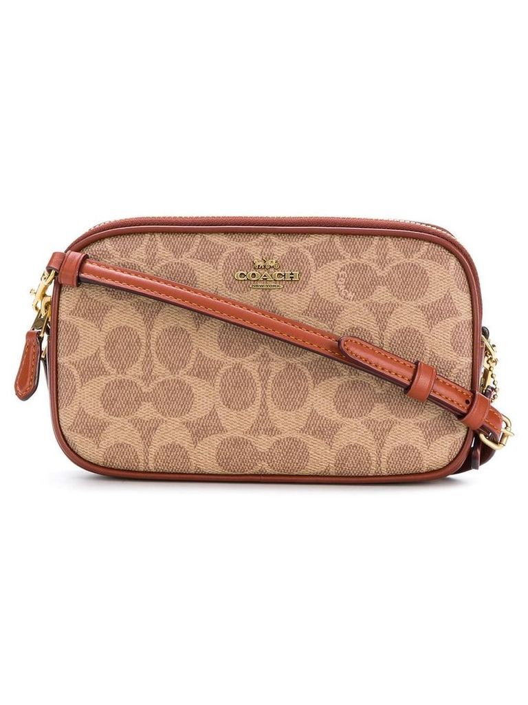 Coach printed crossbody bag - Brown