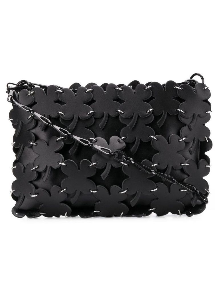 Paco Rabanne four leaf clover shoulder bag - Black