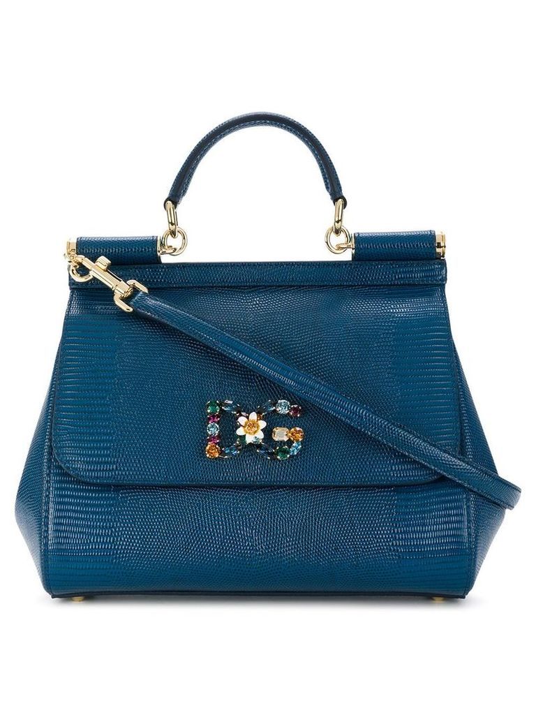 Dolce & Gabbana Jewelled Sicily bag - Blue