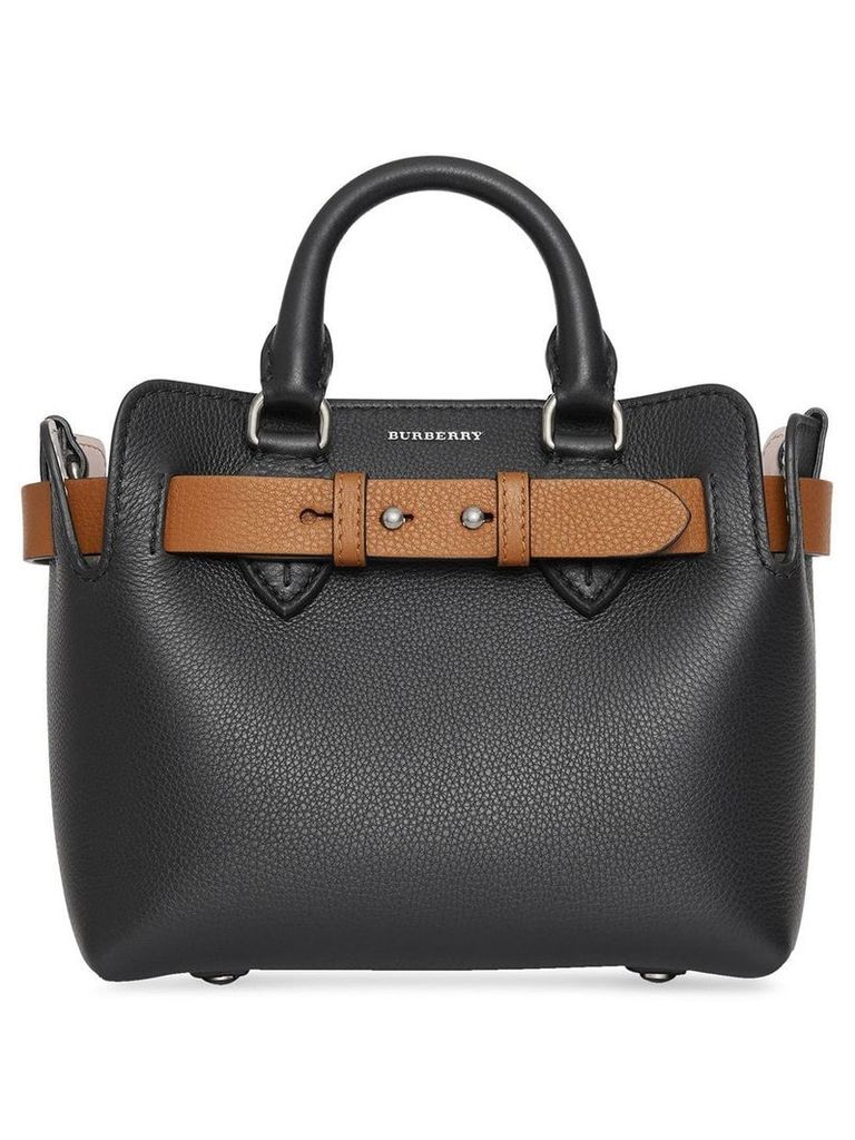Burberry Mini Leather Belt Bag - Black
