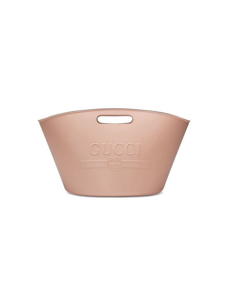Gucci Gucci logo top handle tote - PINK