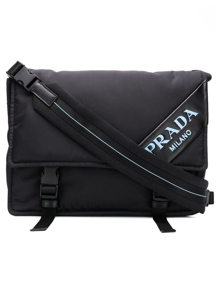 Prada logo crossbody bag - Black