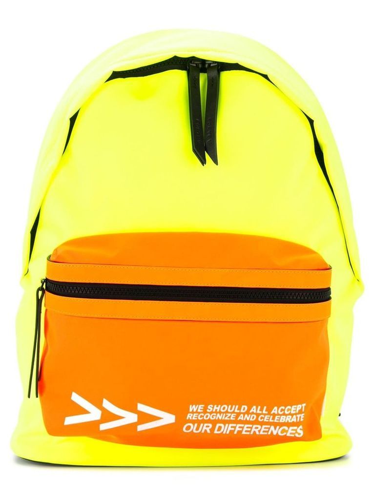 Ports V colour-block backpack - Yellow