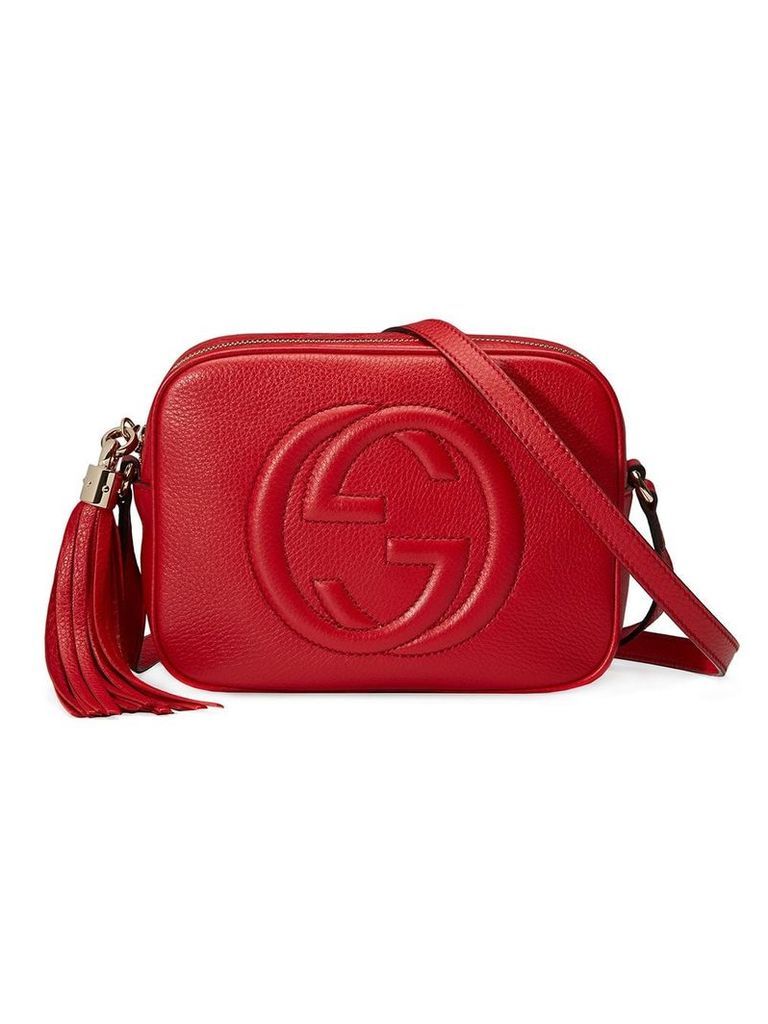 Gucci Soho disco small leather shoulder bag - Red