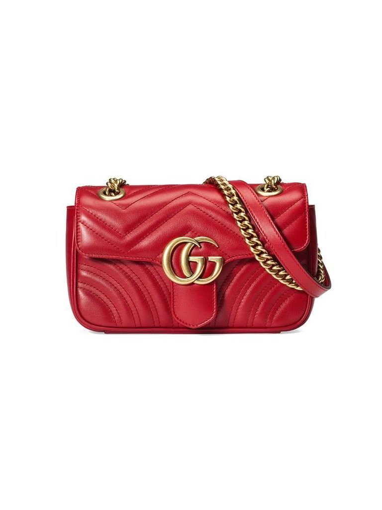 Gucci GG Marmont matelassé mini bag - Red