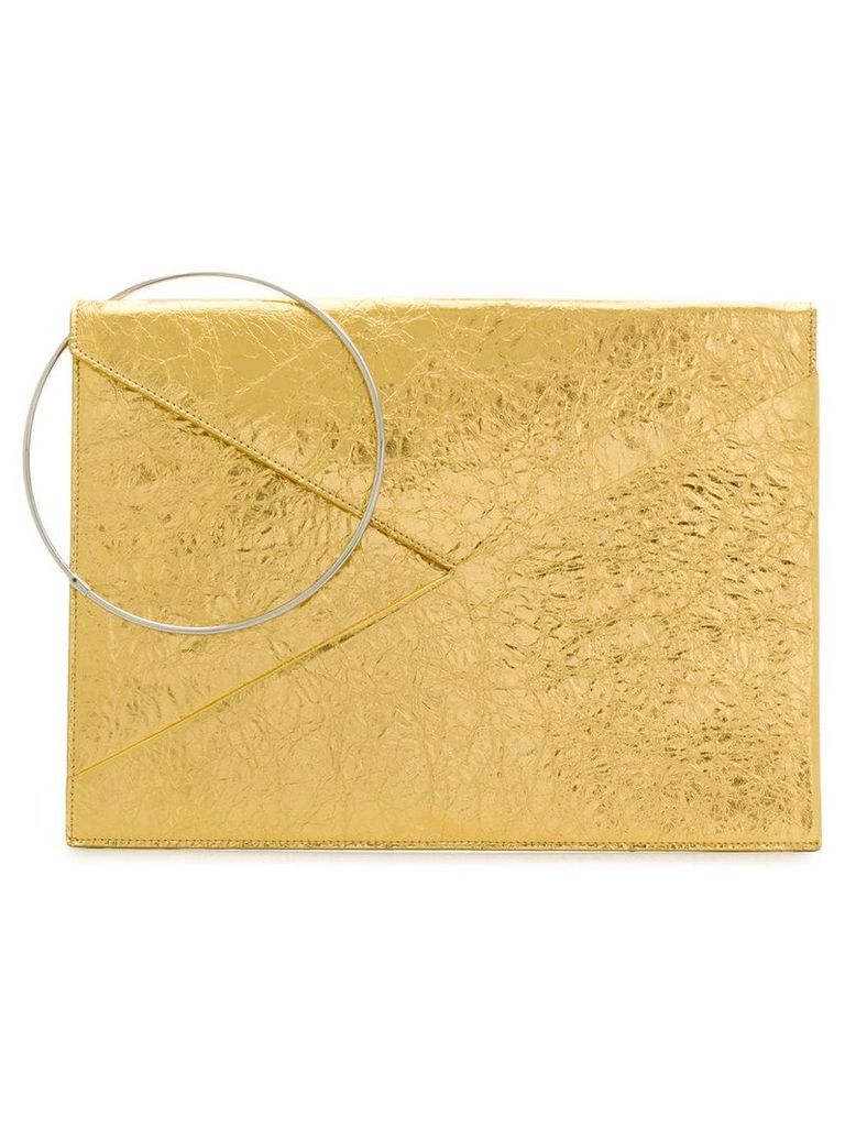 Mm6 Maison Margiela envelope shaped clutch - Gold