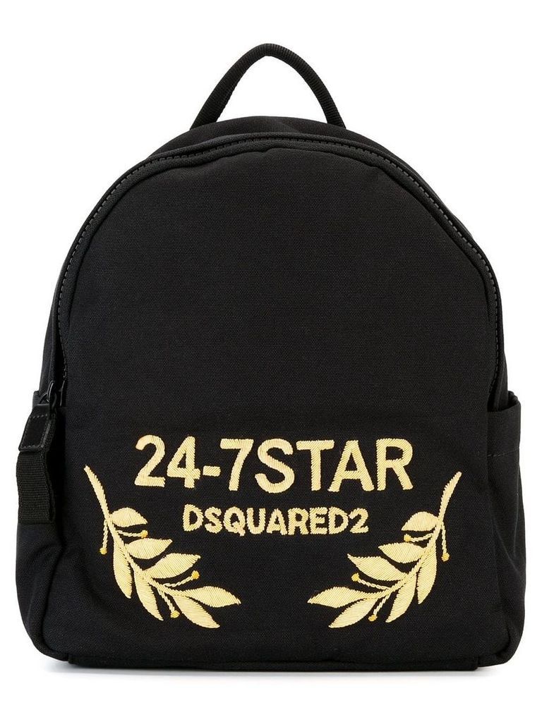 Dsquared2 24-7 STAR logo backpack - Black