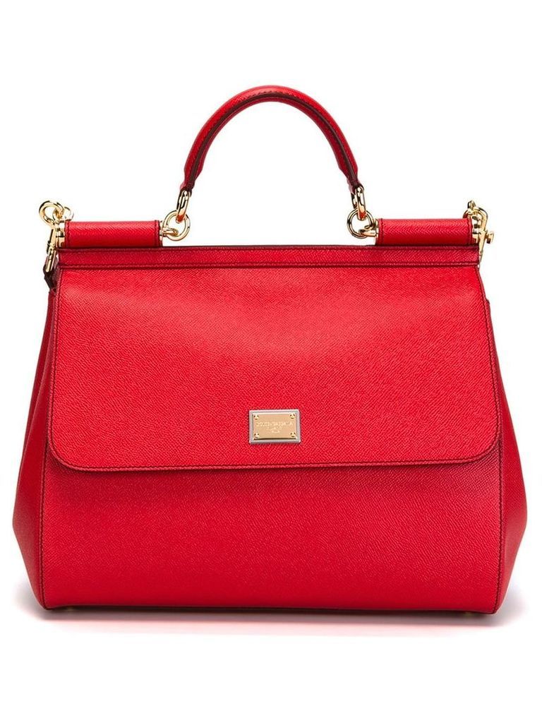 Dolce & Gabbana large Sicily shoulder bag - Red