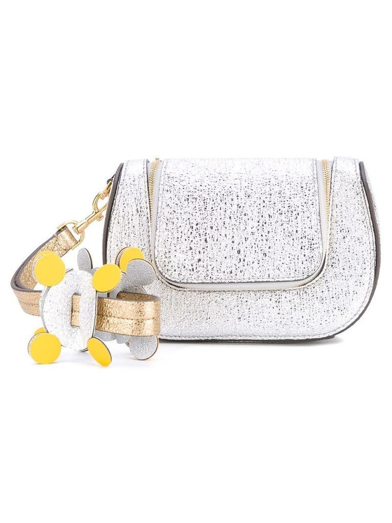 Anya Hindmarch 'Circulus Mini Vere' satchel - Metallic