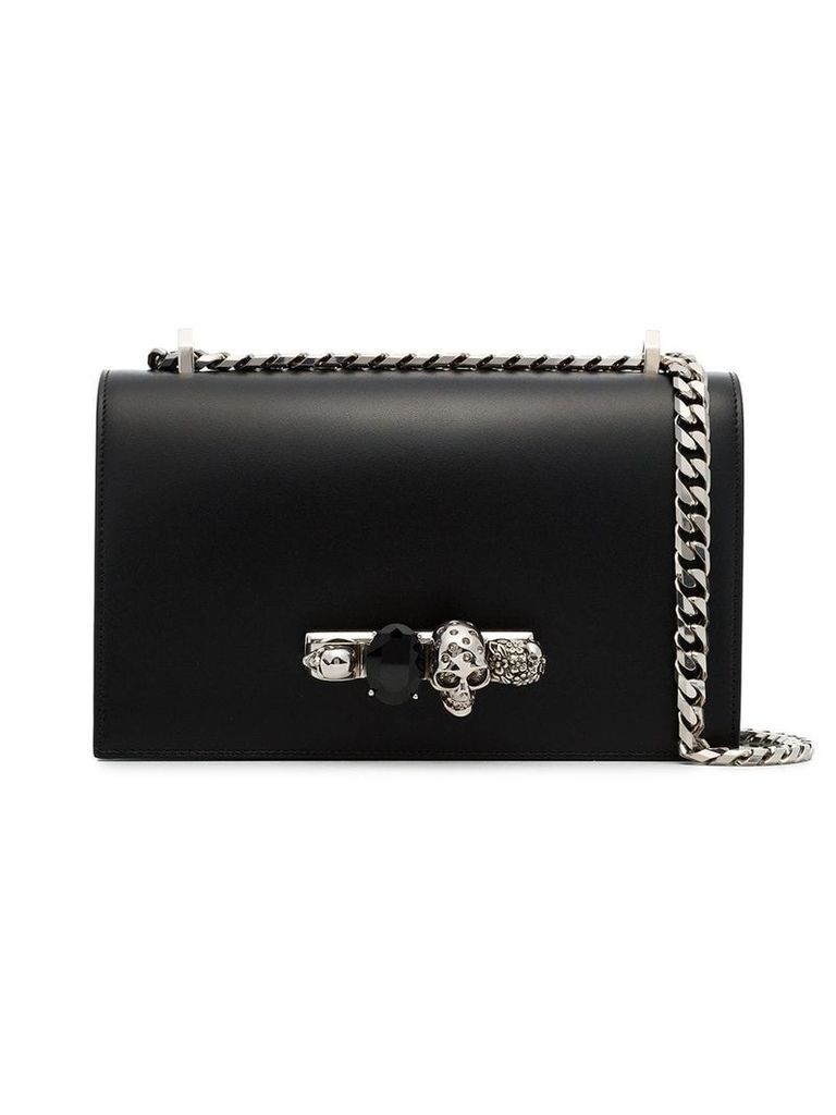 Alexander McQueen Knuckle Duster satchel bag - Black