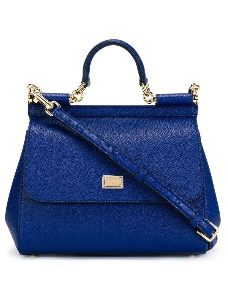 Dolce & Gabbana medium Sicily shoulder bag - Blue