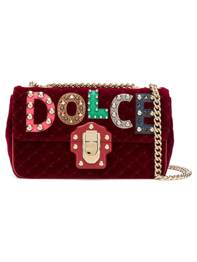 Dolce & Gabbana Lucia quilted shoulder bag - Red