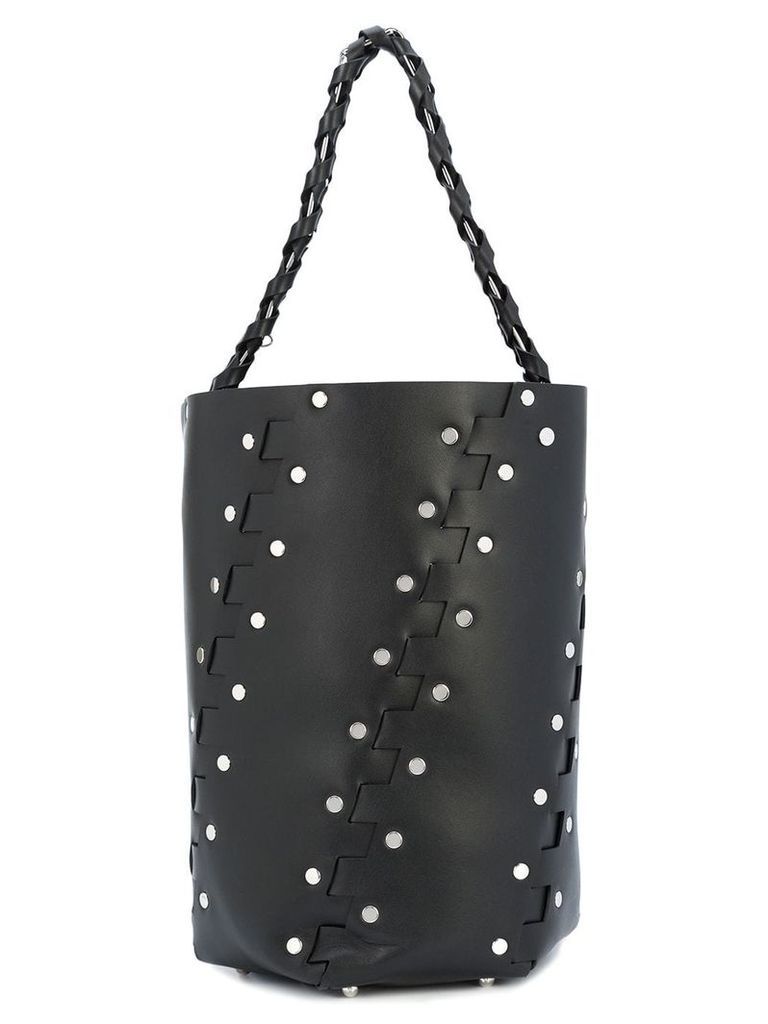 Proenza Schouler Medium Studded Hex Bucket Bag - Black