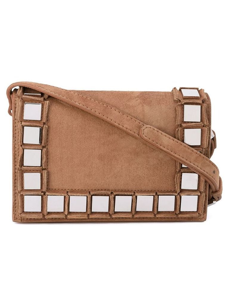 Tomasini embellished shoulder bag - Brown