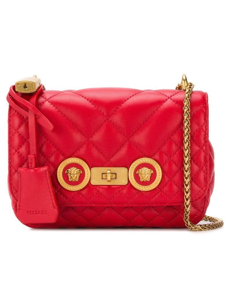 Versace quilted Medusa shoulder bag - Red