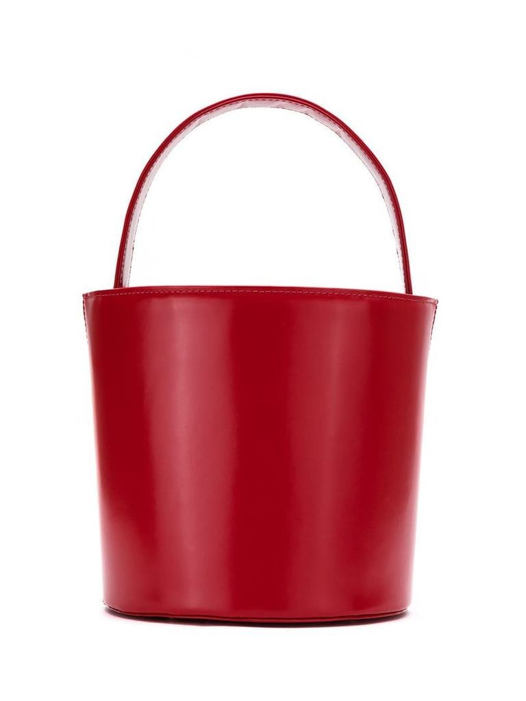 Sarah Chofakian leather bucket bag - Red