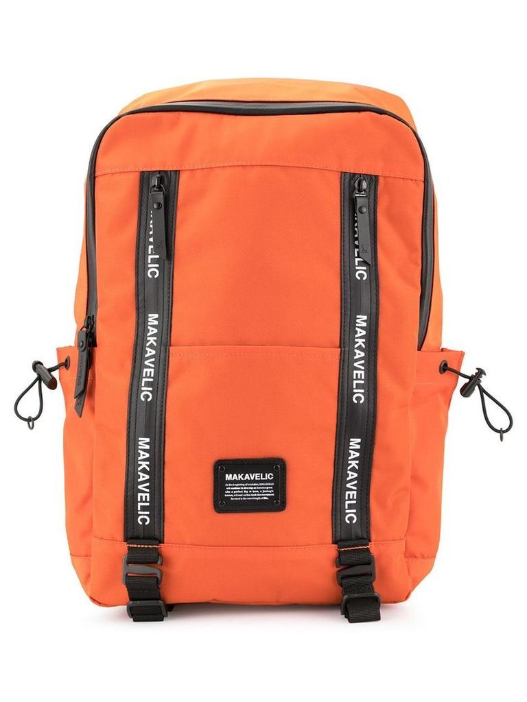 Makavelic large rectangular backpack - ORANGE