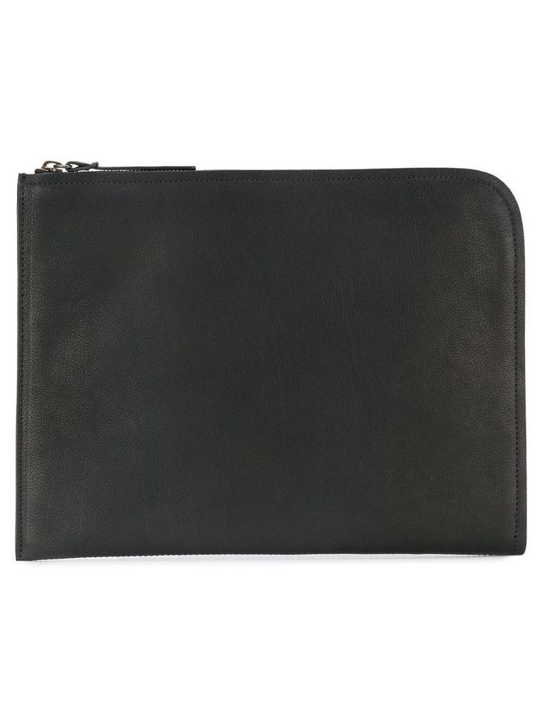 Officine Creative tablet zipped clutch - Black