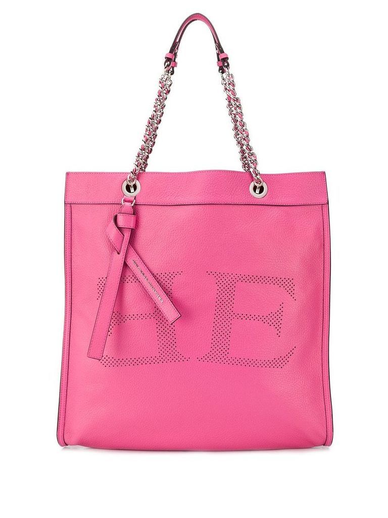 Ermanno Scervino perforated detail tote - Pink