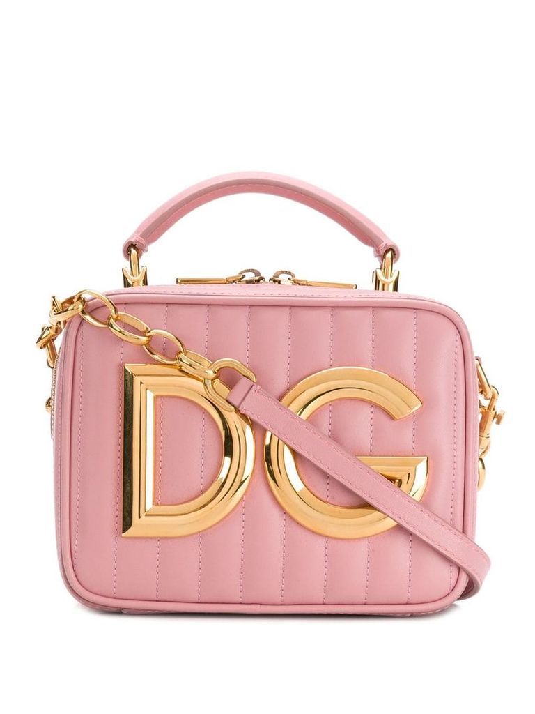 Dolce & Gabbana logo plaque bag - PINK