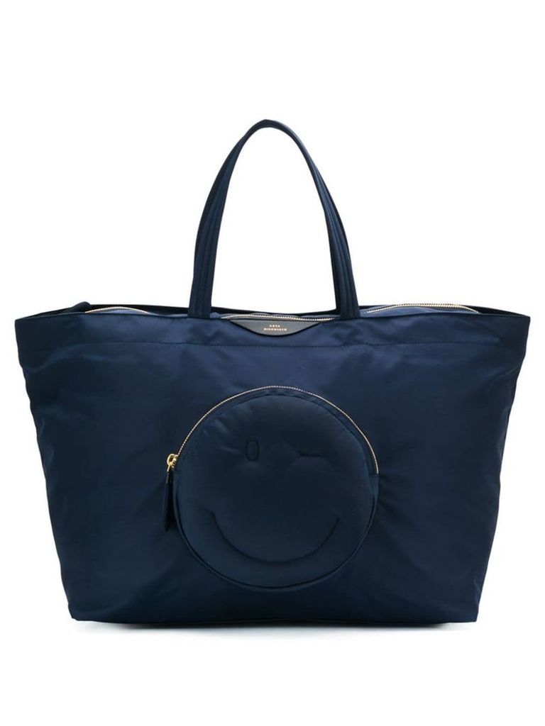 Anya Hindmarch Chubby Wink large tote - Blue