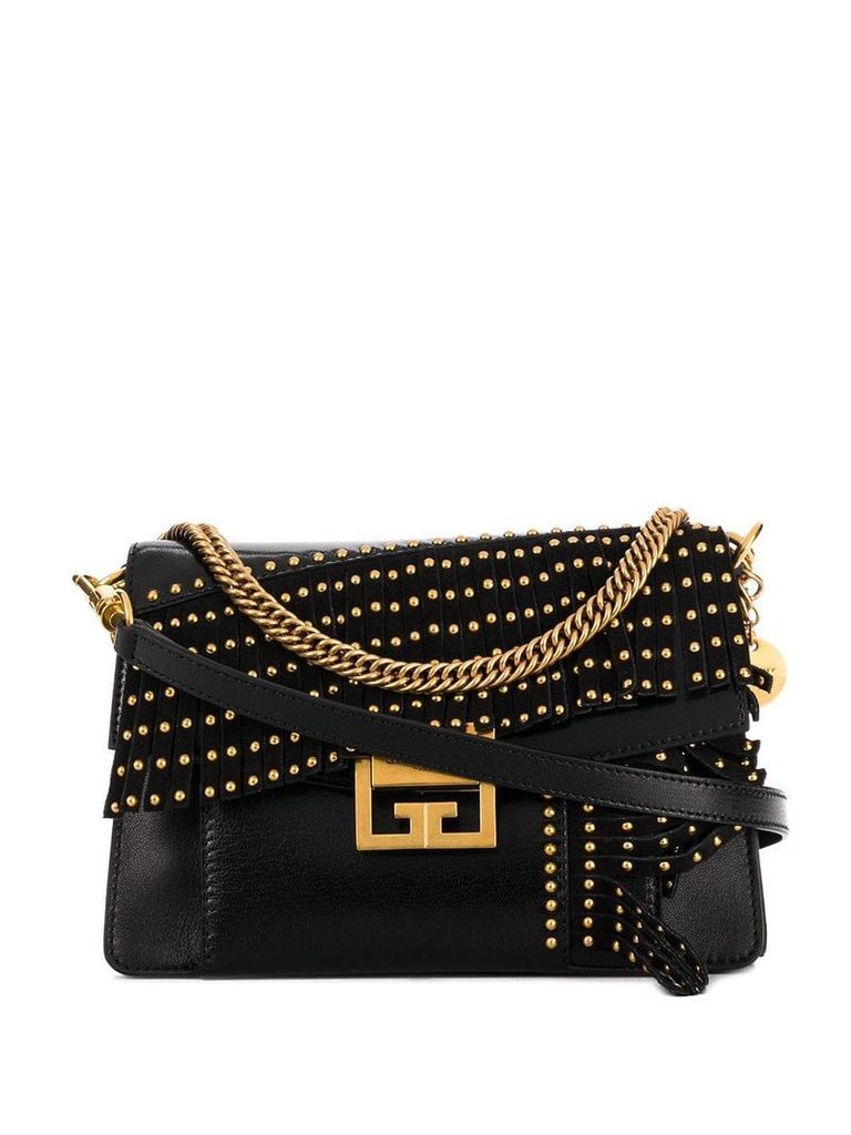 Givenchy GV3 fringe shoulder bag - Black