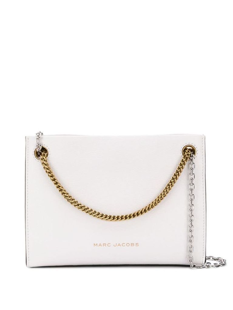 Marc Jacobs double chain crossbody bag - White