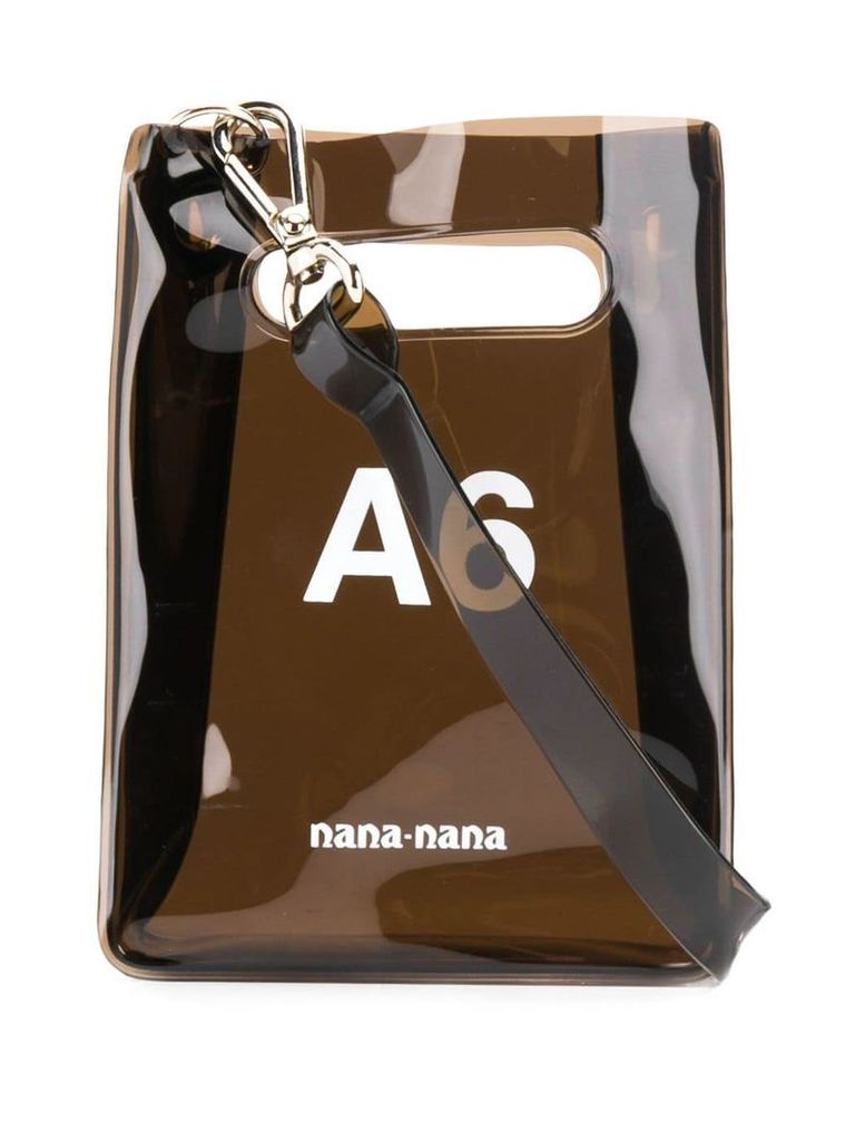 Nana-Nana A6 paperbag crossbody - Black