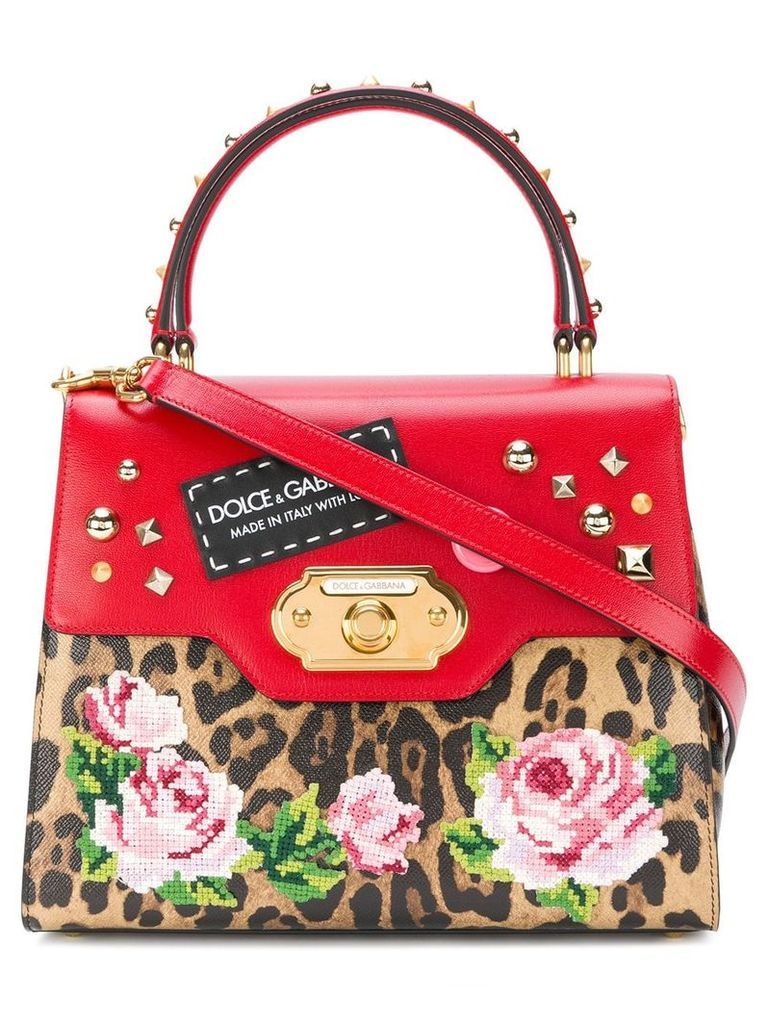 Dolce & Gabbana Welcome printed tote - Brown