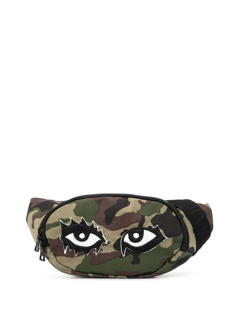 Haculla Hac Eyes camouflage belt bag - Green