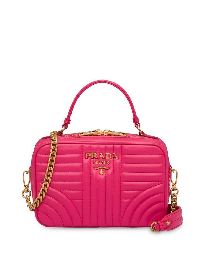 Prada Diagramme small shoulder bag - Pink