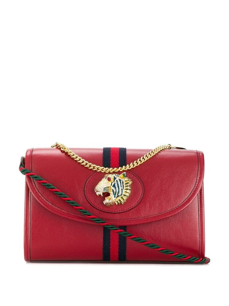 Gucci Rajah motif shoulder bag - Red
