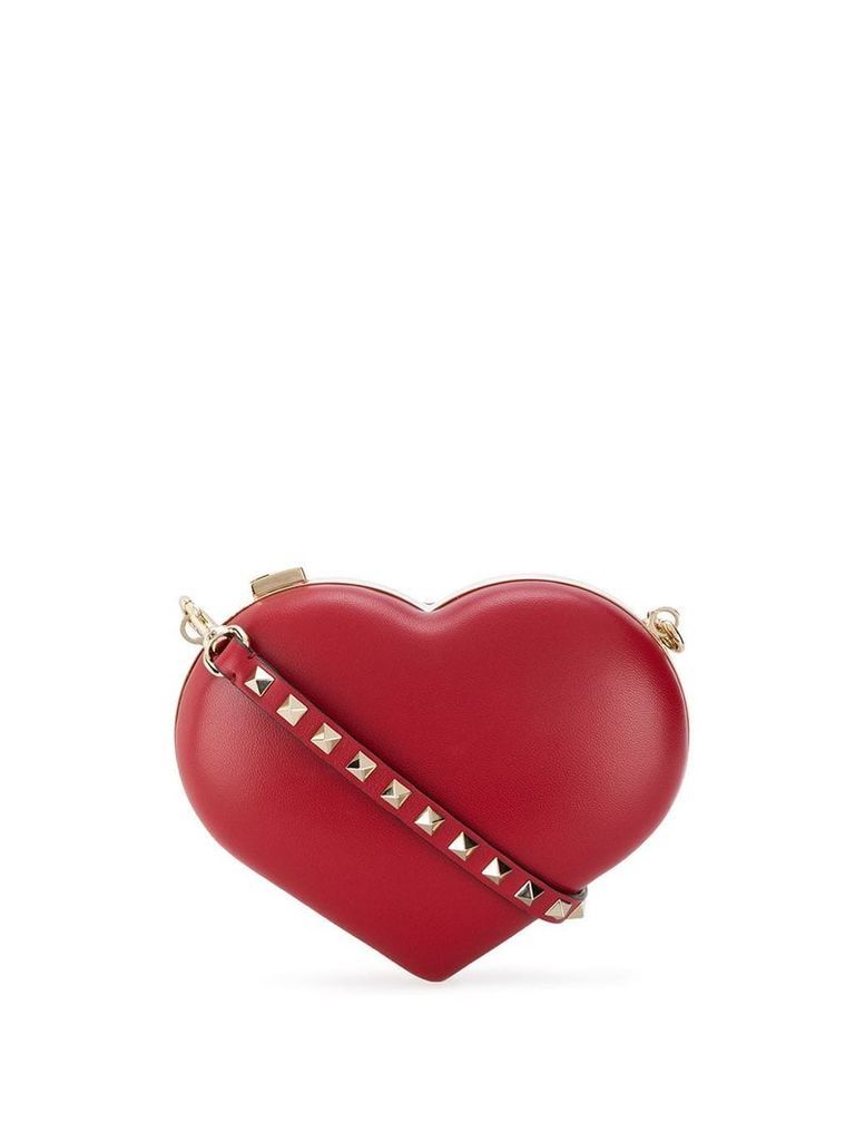 Valentino Valentino Garavani heart shoulder bag - Red