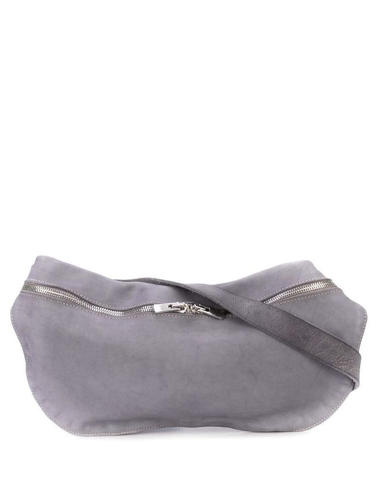 Guidi soft crossbody bag - Grey