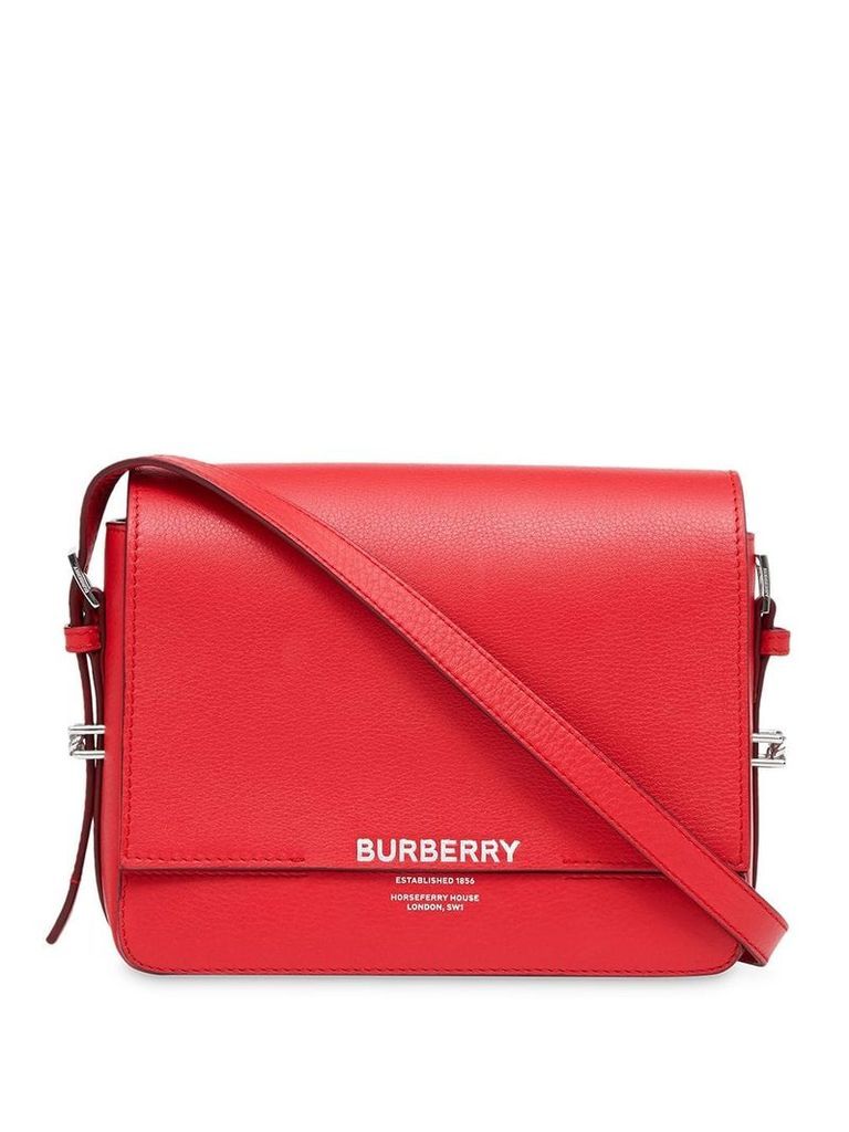 Burberry Small Leather Grace Bag - Red