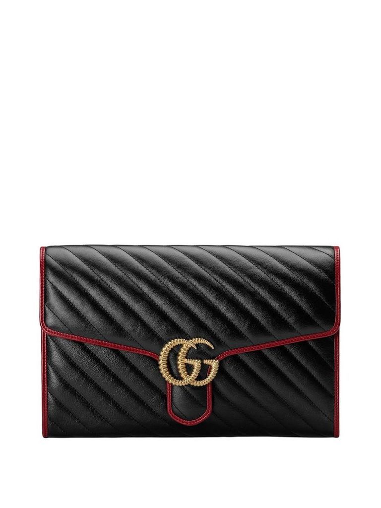 Gucci GG Marmont clutch - Black