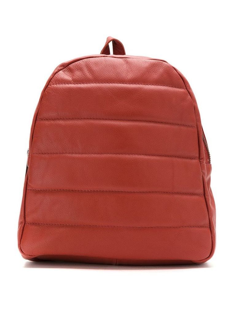 Mara Mac leather backpack - Red