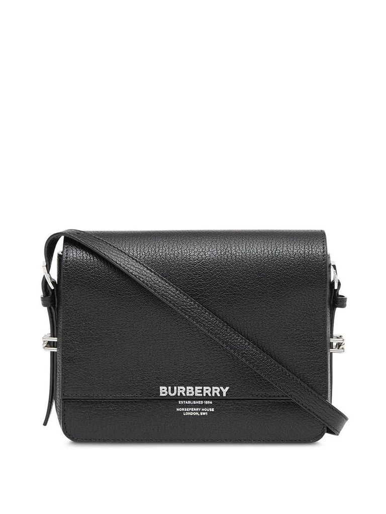 Burberry Small Leather Grace Bag - Black