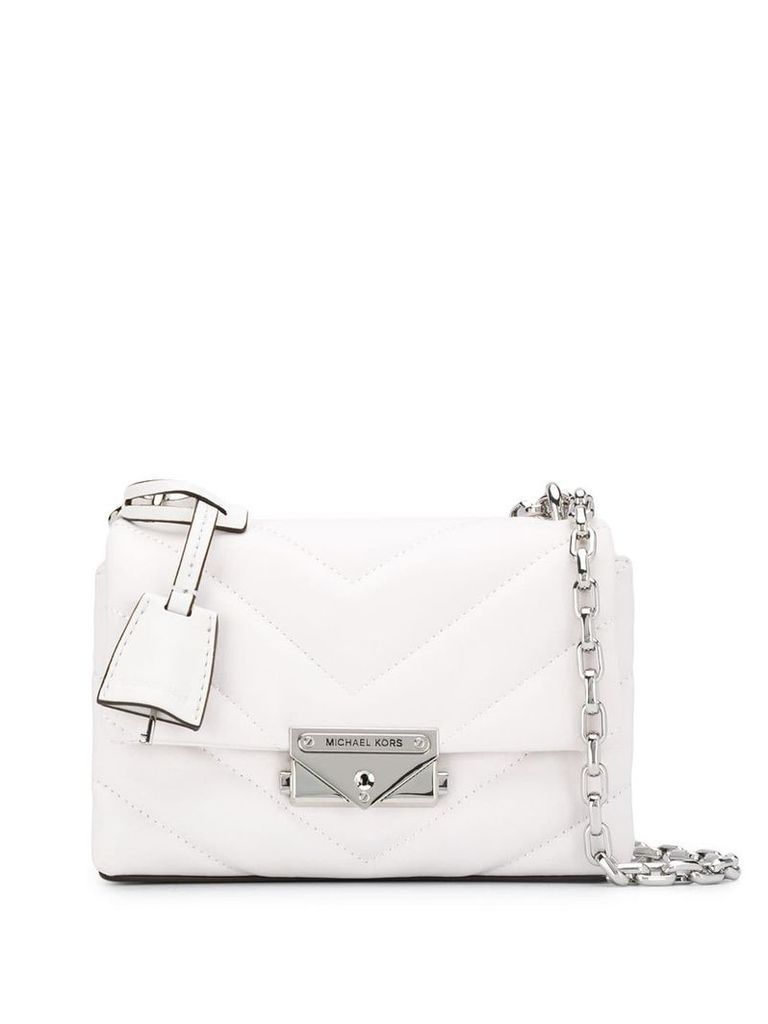 Michael Michael Kors quilted cross body bag - White