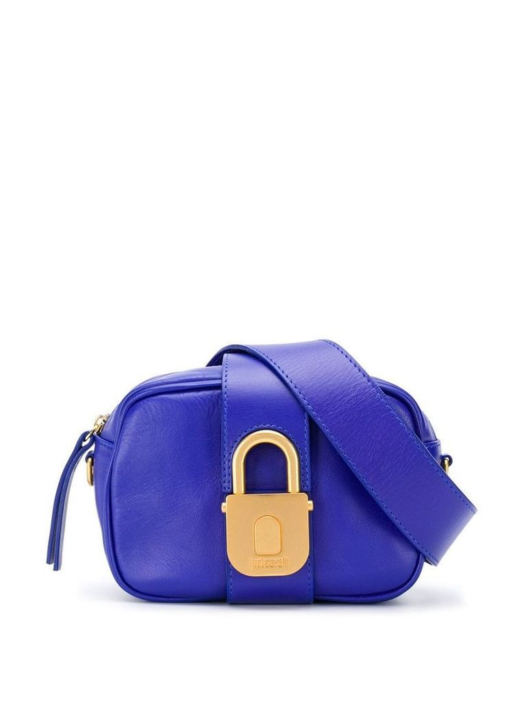 Just Cavalli padlock clasp belt bag - Blue